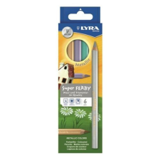 Lyra Színes ceruza LYRA Super ferby metál 6 db/készlet színes ceruza