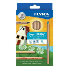 Lyra Színes ceruza LYRA Super ferby natúr 12 db/készlet színes ceruza