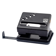  Lyukasztó SAX 408 2 lyukú fém 30 lap fekete lyukasztó