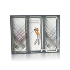  M15-GOLF Ffi textilzsebkendő 3db, LUX díszdobozban ajándéktárgy