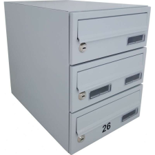 M26 moduláris postaláda tömb, 8db Névtábla RAL 1001 / Bézs postaláda