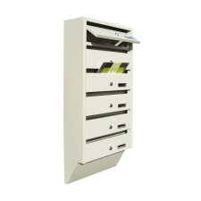 M39 moduláris postaláda dőlt, 4db RAL 9016 / Fehér 3 db postaláda