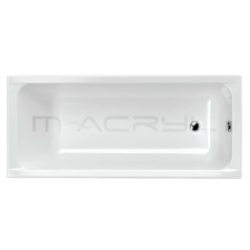 M-acryl Eco 150x70 cm egyenes kád kádlábbal 12380 kád, zuhanykabin