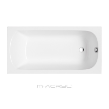  M-acryl Mira 180x80 egyenes kád + láb kád, zuhanykabin