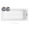 M-acryl Mira Slim egyenes akril kád 170x75+láb