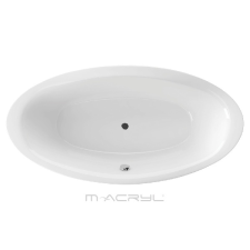  M-acryl Oval 190x95cm akril ovális kád + láb kád, zuhanykabin