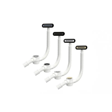 M-acryl Pro Click-Clack le- és túlfolyó, fényes fehér 15247 csaptelep