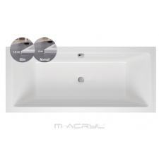 M-acryl Sabina Slim 160X75 +láb64 kád, zuhanykabin