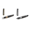 M and M Productions Kft. Modular Set - Digital Pasts Analog Futures 1/B. - Gold fountain toll & Silver rollerball / Set Fountain toll + Roller Ball / Fountain toll F - Rollerball 0,7