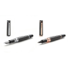 M and M Productions Kft. Modular Set - Digital Pasts Analog Futures 1/B. - Silver fountain toll & Rose Gold rollerball / Set Fountain toll + Roller Ball / Fountain toll F - Rollerball 0,5