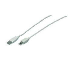 M-CAB 7100038 USB 2.0 A-B összekötő kábel 1.8m - Szürke kábel és adapter