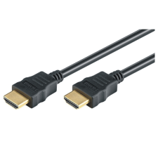 M-CAB 7200231 HDMI (apa - apa) kábel 2m - Fekete kábel és adapter