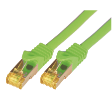 M-CAB S/FTP CAT7 kábel 0.5m Zöld (3733) kábel és adapter