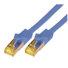 M-CAB S/FTP CAT7 kábel 1m Kék kábel és adapter