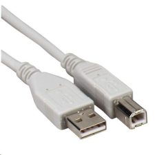 M-CAB USB A -&gt; USB B kábel szürke (7001091) kábel és adapter