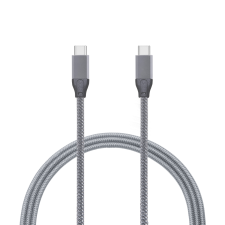 M-CAB USB-C 3.2 apa - USB-C 3.2 apa GEN2X2 Adat kábel - Szürke (5m) (USBC0001) kábel és adapter