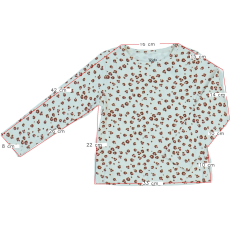 M&Co. M&Co. Lány Hosszú ujjú felső (Méret: 110)