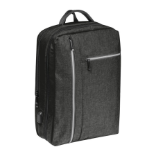 M-Collection vízálló laptop hátizsák, Fekete számítógéptáska