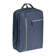 M-Collection vízálló laptop hátizsák, Kék számítógéptáska