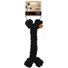 M-Pets M-PETS kötéljáték csont 30cm fekete játék kutyáknak