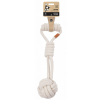 M-Pets M-PETS kötéljáték fogantyús labda 36cm fehér