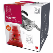M-PETS Vortex spirál torony interaktív macskajáték 20x22cm játék macskáknak