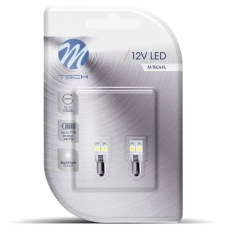 M-Tech BA9S LED 4x5050 SMD Can-Bus fehér színű pár (72LB314W) (72LB314W) autóalkatrész