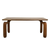 MA MAISON MaMaison Orizon Mangófa Étkezőasztal Barna 200