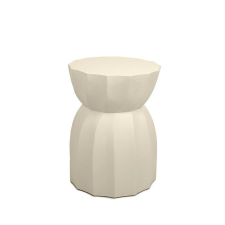 MA MAISON MaMaison Rolling Mangófa Kisasztal Bézs Geometrikus bútor