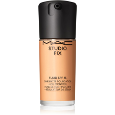 MAC Cosmetics Studio Fix Fluid SPF 15 24HR Matte Foundation + Oil Control mattító alapozó SPF 15 árnyalat NC25 30 ml smink alapozó
