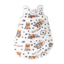  Maci mintás ujjatlan wellsoft hálózsák 2,5 TOG gyerek hálóing, pizsama