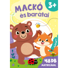  - Mackó és barátai - matricás füzet gyermek- és ifjúsági könyv