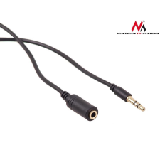 Maclean Jack kábel 3.5mm jack-plug 5m fekete (MCTV-821) kábel és adapter
