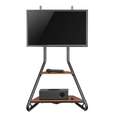 Maclean MC-455 LED/LCD TV állvány, 37-75", fekete tv állvány és fali konzol