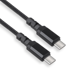 Maclean MCE491 USB-C apa - USB-C apa 3.2 Adat és töltő kábel - Fekete (1m) kábel és adapter