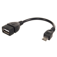 Maclean MCTV-696 USB 2.0 micro-B OTG kábel 0.15m - Fekete (MCTV-696) kábel és adapter