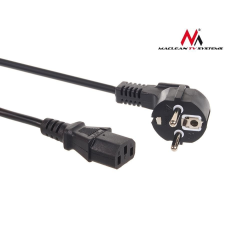 Maclean tápkábel 3 pin 5m plug EU (MCTV-801) kábel és adapter