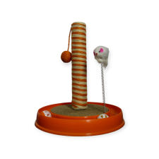  Macska kaparó és játékállvány - rugós egérrel és labdákkal játék macskáknak