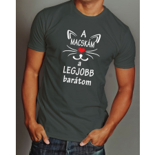  Macskás ajándék - Legjobb barátom póló női póló