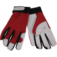 MAD-646 EXTOL PREMIUM kesztyű munkához; kombinált, sertésbőr tenyérrész,/ SPANDEX kézhát, méret: 11`