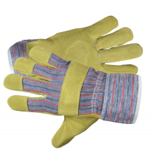 MAD-660 kesztyű munkához TERN, FF HS-01-004, 10`, sárga; marhabőr védőkesztyű