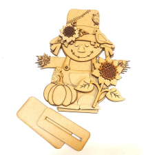  Madárijesztő, talpas. Mérete: 13,5x14,5 cm dekorációs kellék