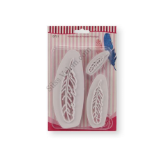 Madártoll Fondant Kiszúró Szett – 3 Részes sütés és főzés
