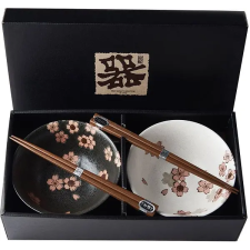 MADE IN JAPAN Cherry Blossom tálak pálcikákkal készlet, 400 ml, 2 darab konyhai eszköz