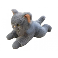 Madej Cat lying down 45 cm gray plüssfigura