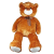 Madej Mascot Plush Teddy Bear with a bow 100 cm brown