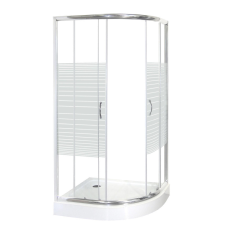  Madera 100x80 íves zuhanykabin zuhanytálcával balos kád, zuhanykabin