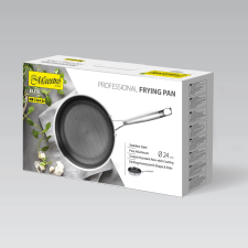 Maestro MR-1224-26 Rozsdamentes Acél Serpenyő 26cm - Acél (MR-1224-26) edény