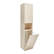  Magas fürdőszobai szekrény SAT Feel 36x165x32 cm bézs szőnyeg SATFEELV36BEK fürdőszoba bútor