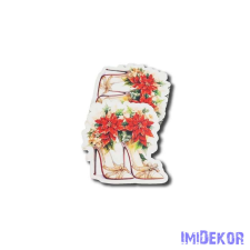  Magassarkú mikulásvirággal 5db/csomag 6,7cm dekorációs kellék